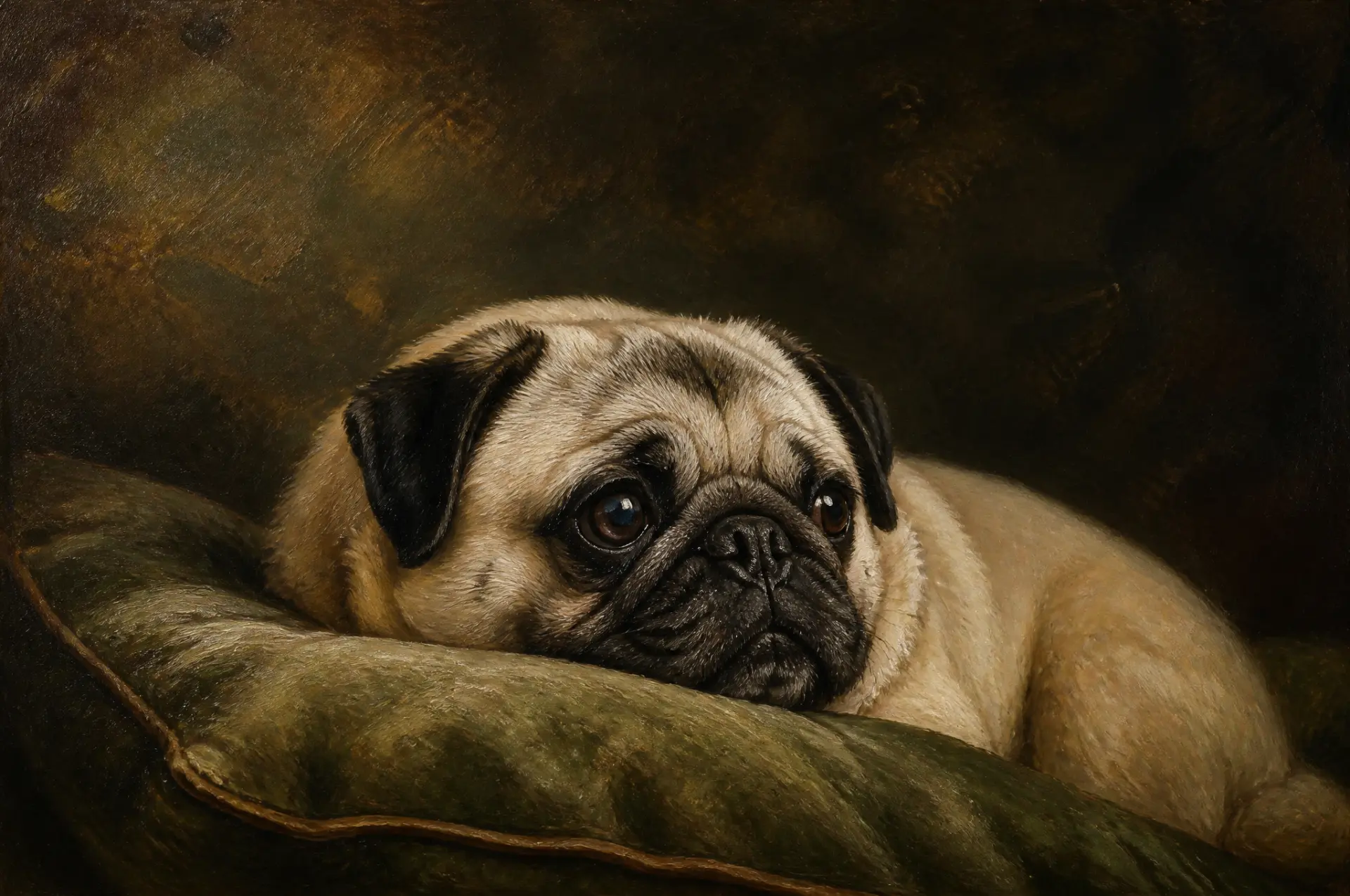 Peace pet portrait example