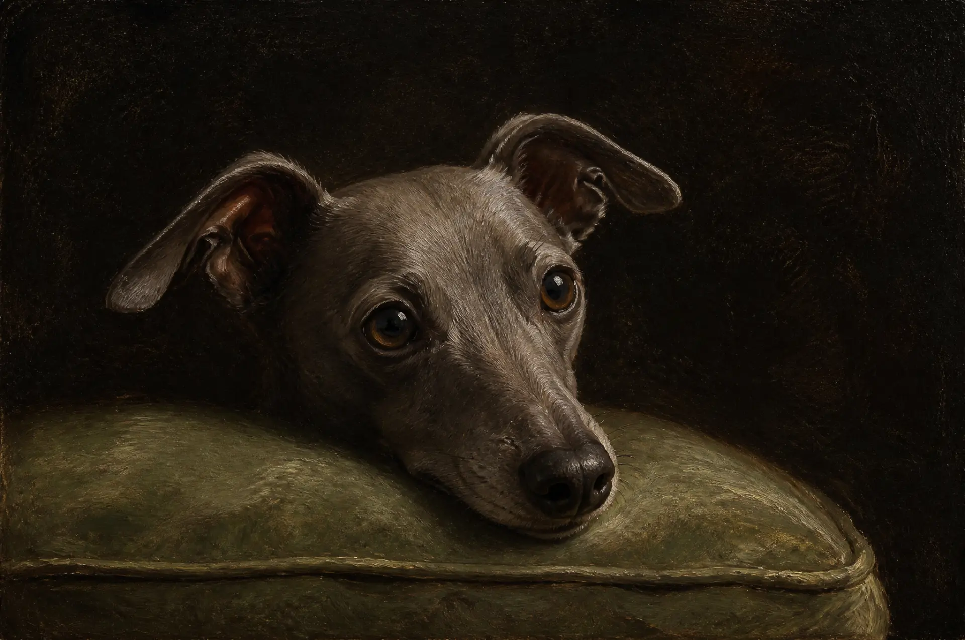 Always Close pet portrait example