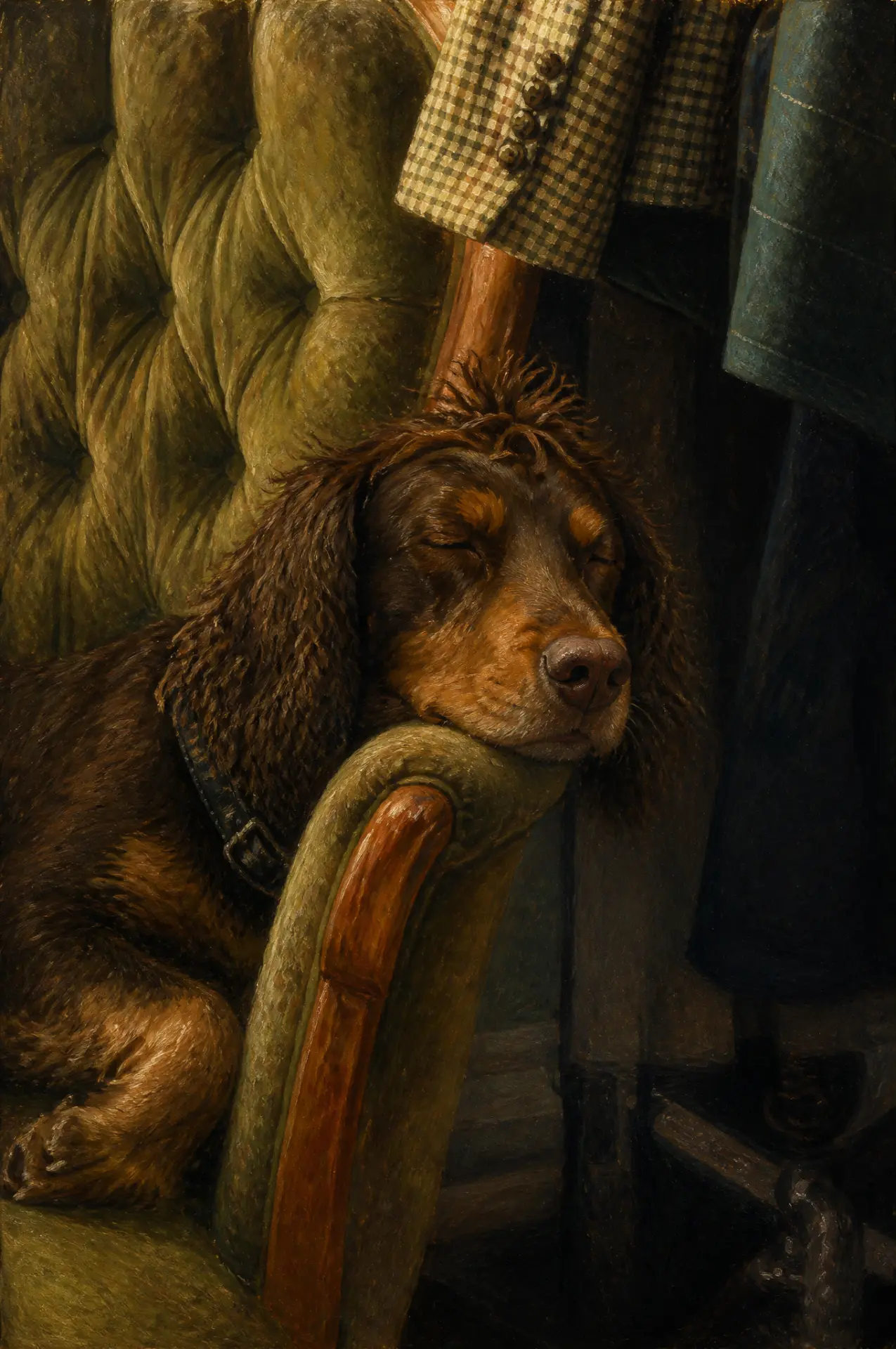 Sleeping Beauty pet portrait example